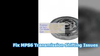 Solucionar problemas de transmisión MPS6 6DCT450 Embrague remanufacturado