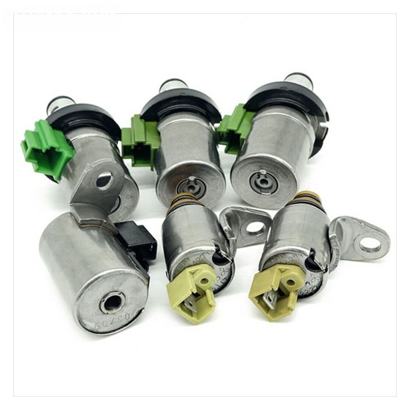 48420K-R 4F27E 6 Pcs/1 Set Conjunto de solenoides de transmisión Adaptado para Mazda 2 3 5 6 CX-7 MPV