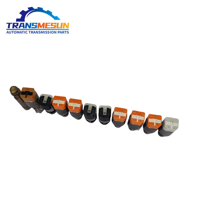 Transmisión automática Transmesun 9HP-48 Kit de reparación de válvulas solenoides 10 conjuntos de válvulas solenoides individuales para Land Rover Range Rover Evoque